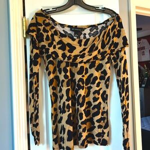 INC leopard print shirt. Size medium.